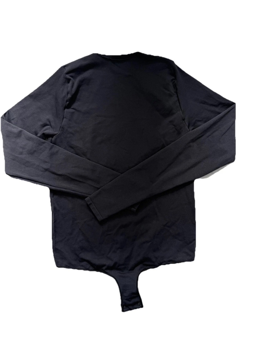 SKIMS Black Long Sleeve Bodysuit